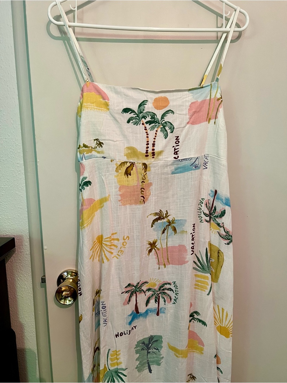 Women’s Tropical Beach Print Sundress